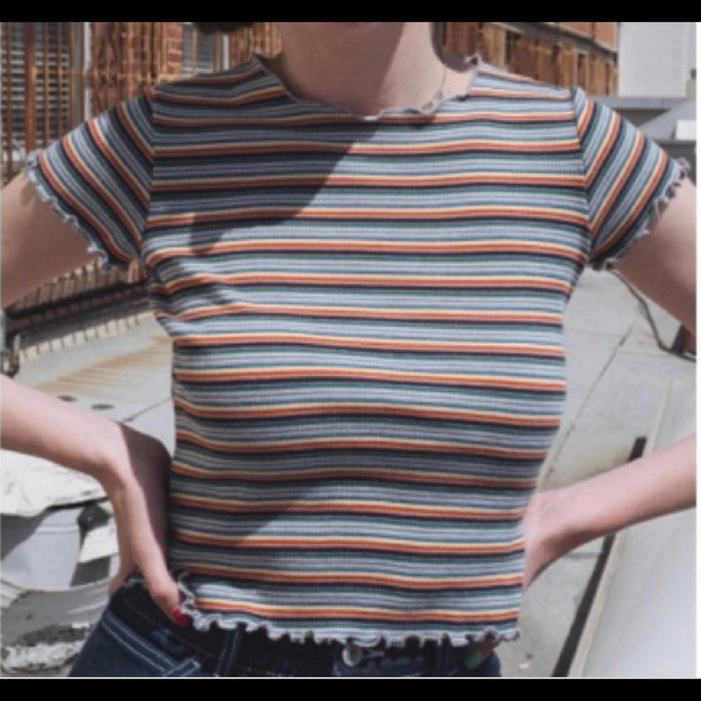 Brandy Melville Rainbow Wynn Top